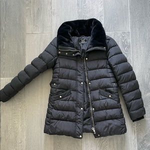 Zara Water repellent Puffer Parka size Med